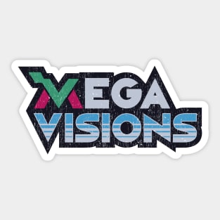 Mega Visions Magazine - Blue Sticker